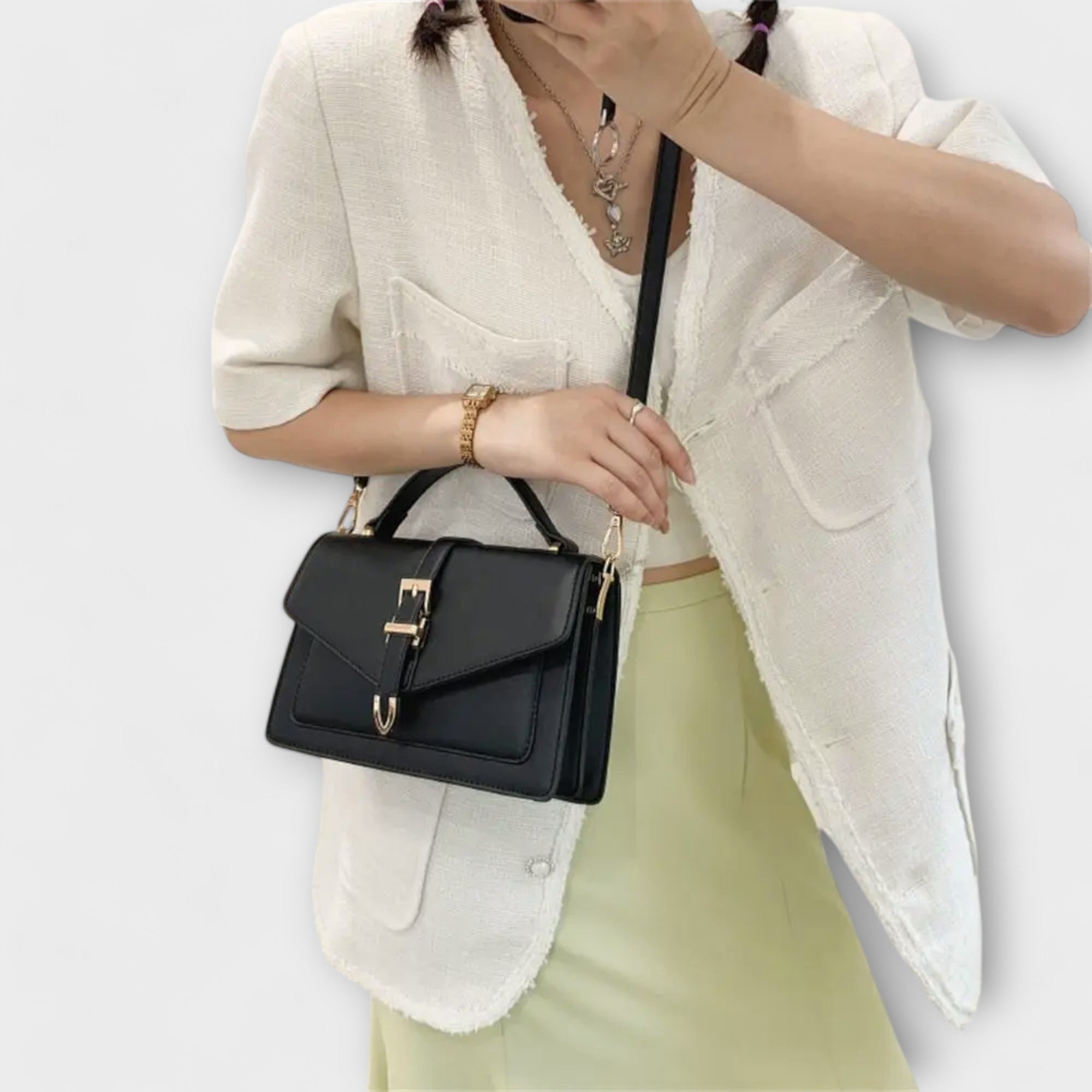 Giulia – Borsa a spalla classica da donna in ecopelle elegante