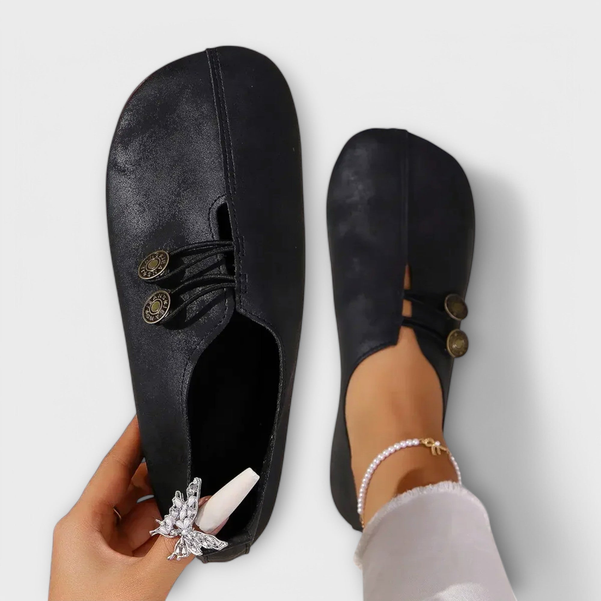 Noira – Mocassini in camoscio da donna