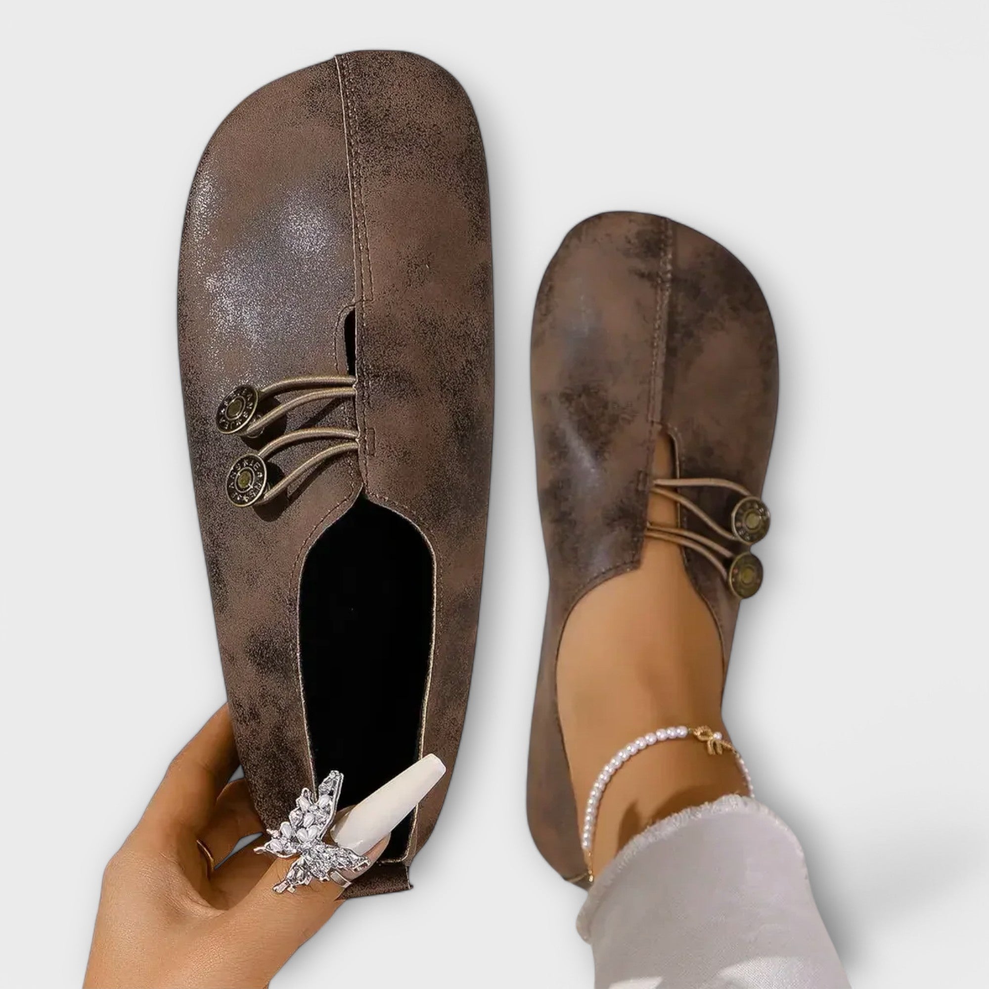 Noira – Mocassini in camoscio da donna