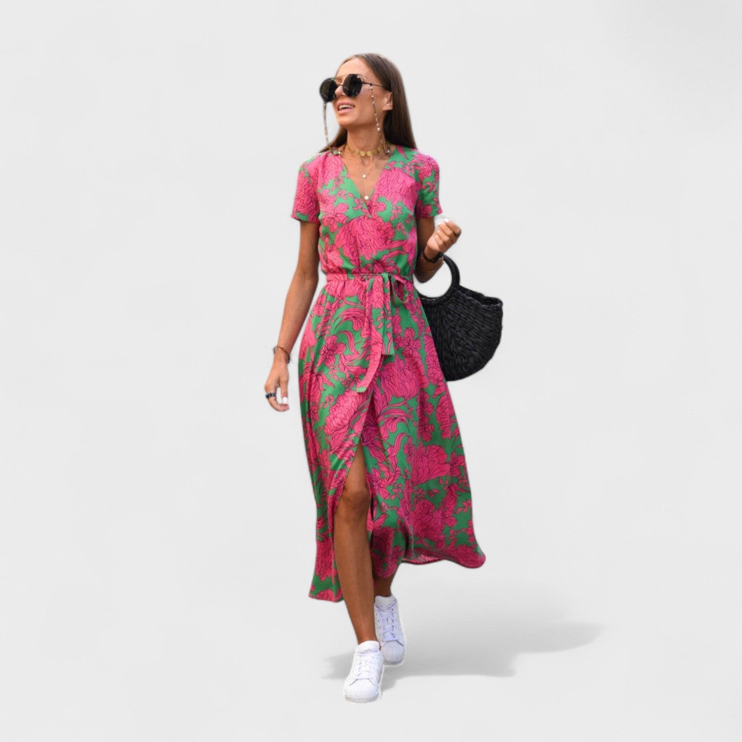 Abito Lirio Rosa – Stile Boho Chic