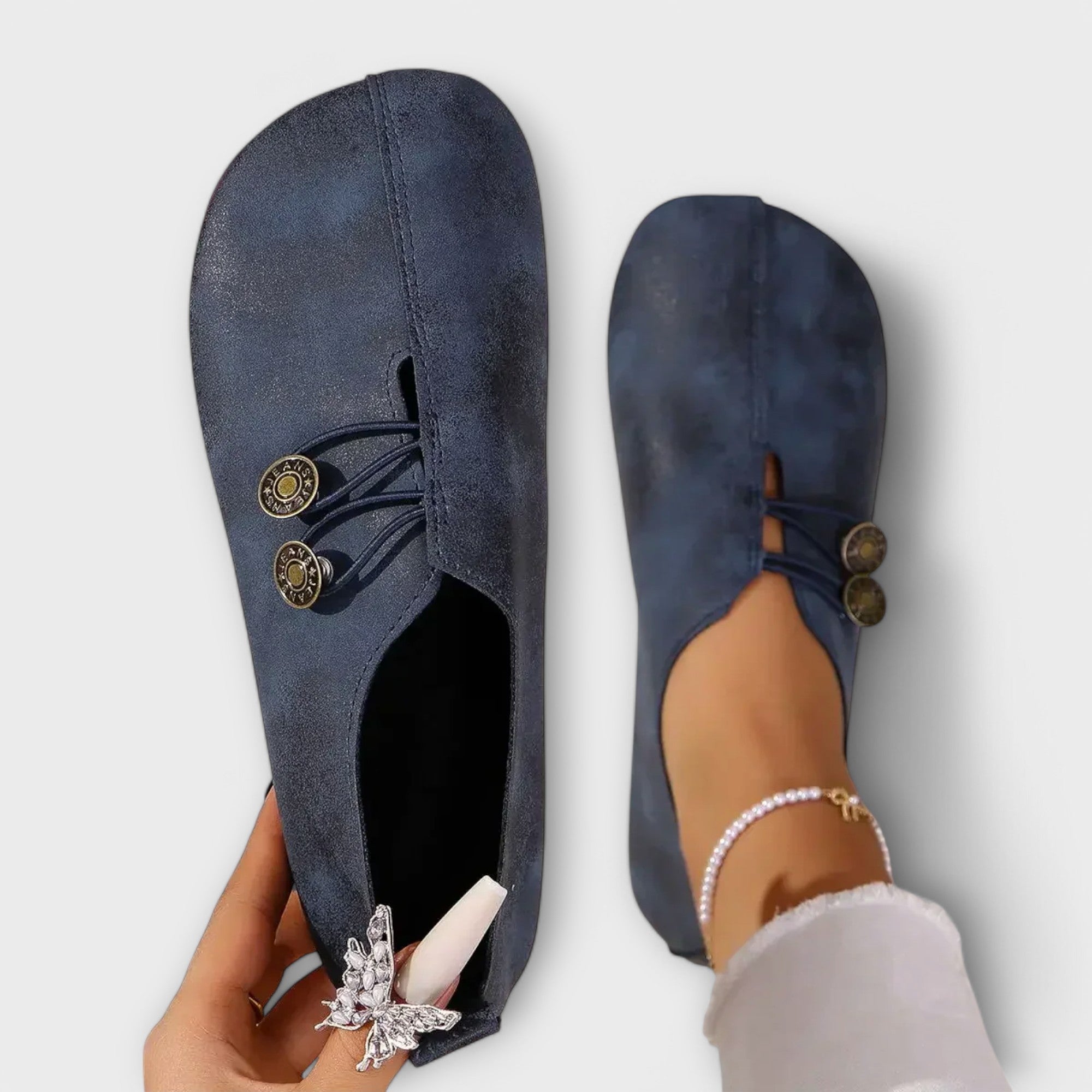 Noira – Mocassini in camoscio da donna