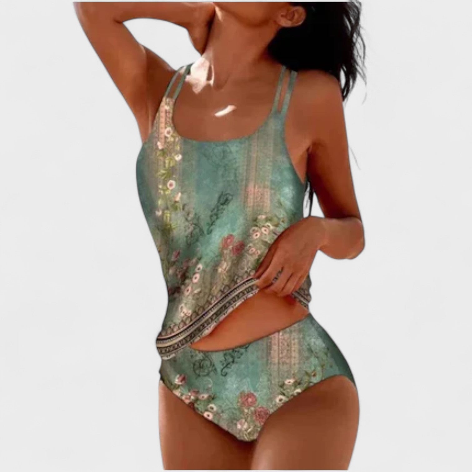 Alina – Bikini Bohemien con Sostegno Regolabile