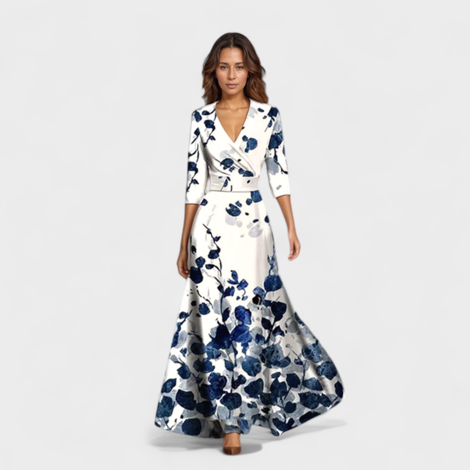Quendolin – Vestito con Stampa Floreale Elegante e Leggero