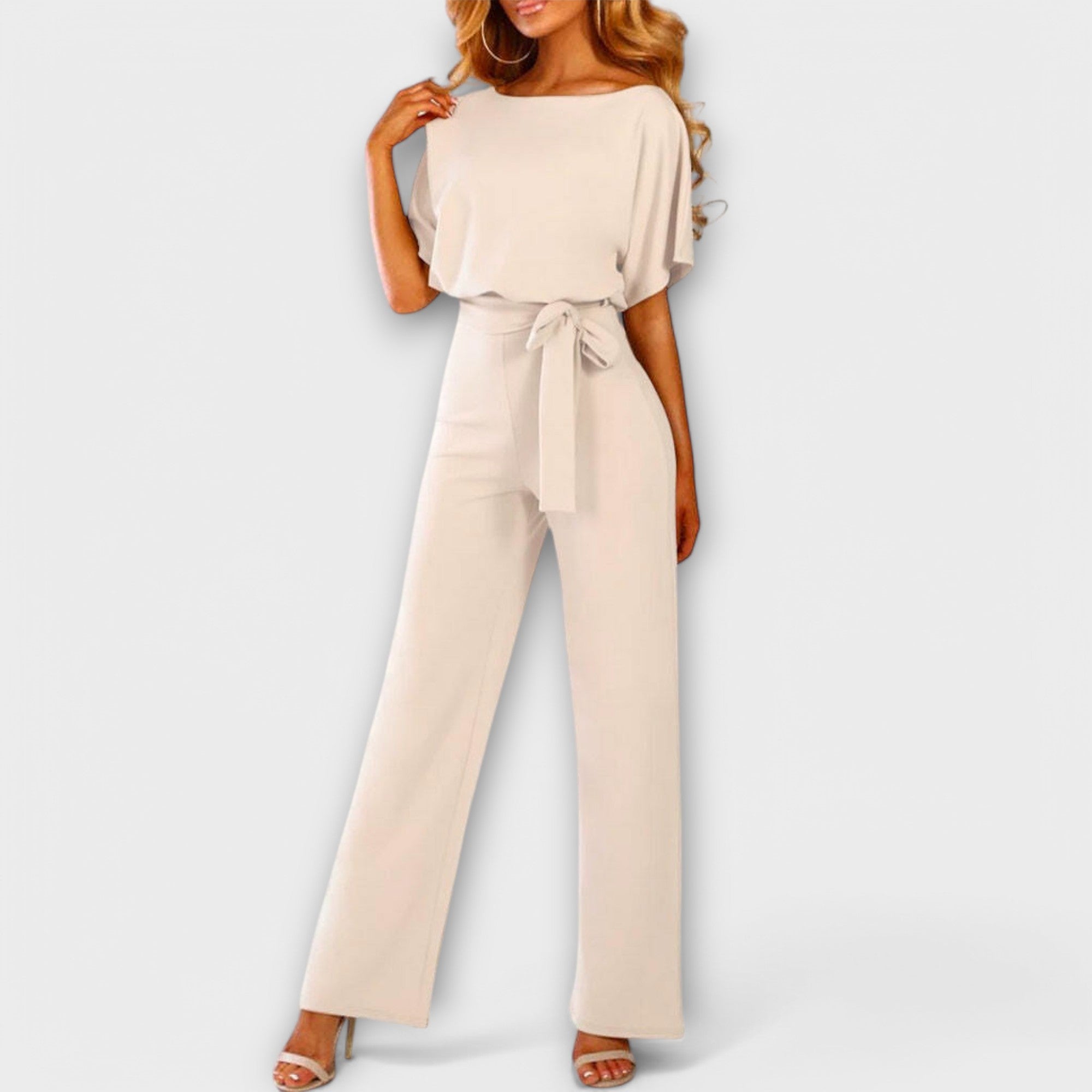 Jumpsuit Elegante Blu Navy – Taglio Minimal e Raffinato