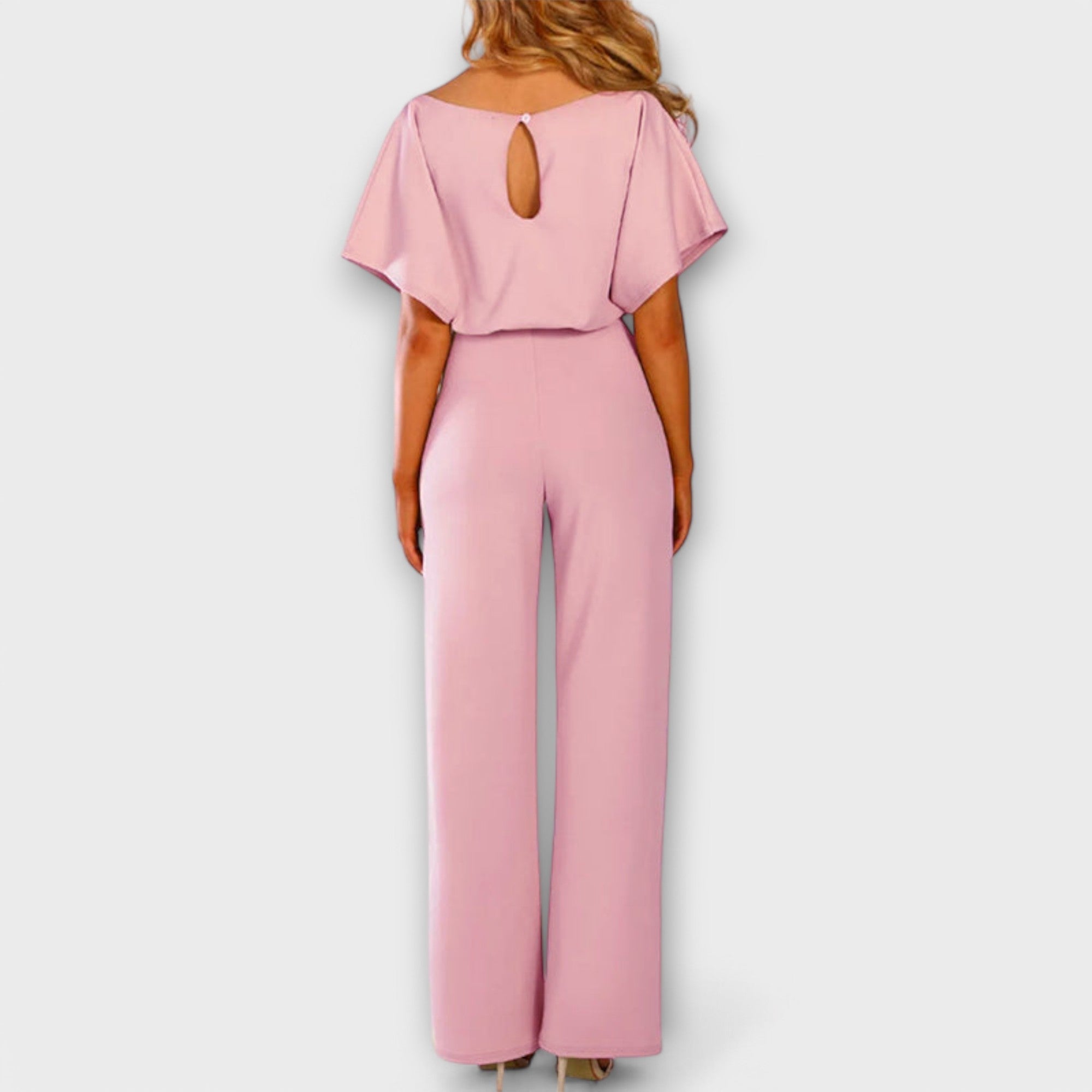 Jumpsuit Elegante Blu Navy – Taglio Minimal e Raffinato