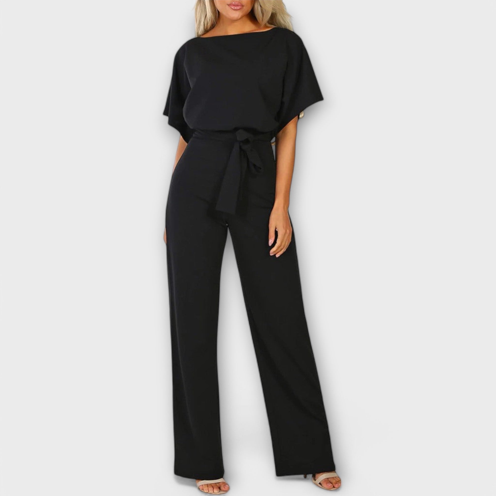 Jumpsuit Elegante Blu Navy – Taglio Minimal e Raffinato