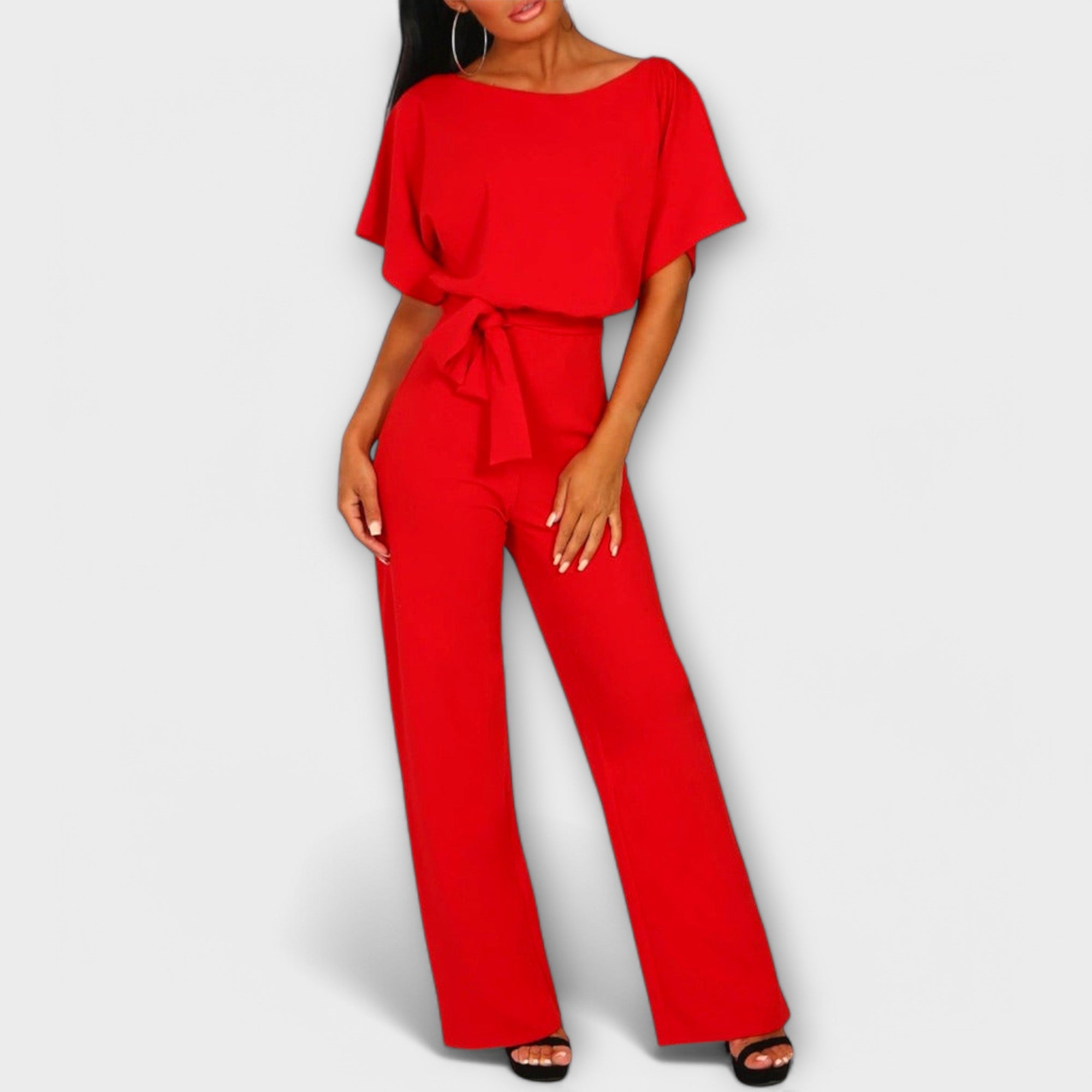Jumpsuit Elegante Blu Navy – Taglio Minimal e Raffinato