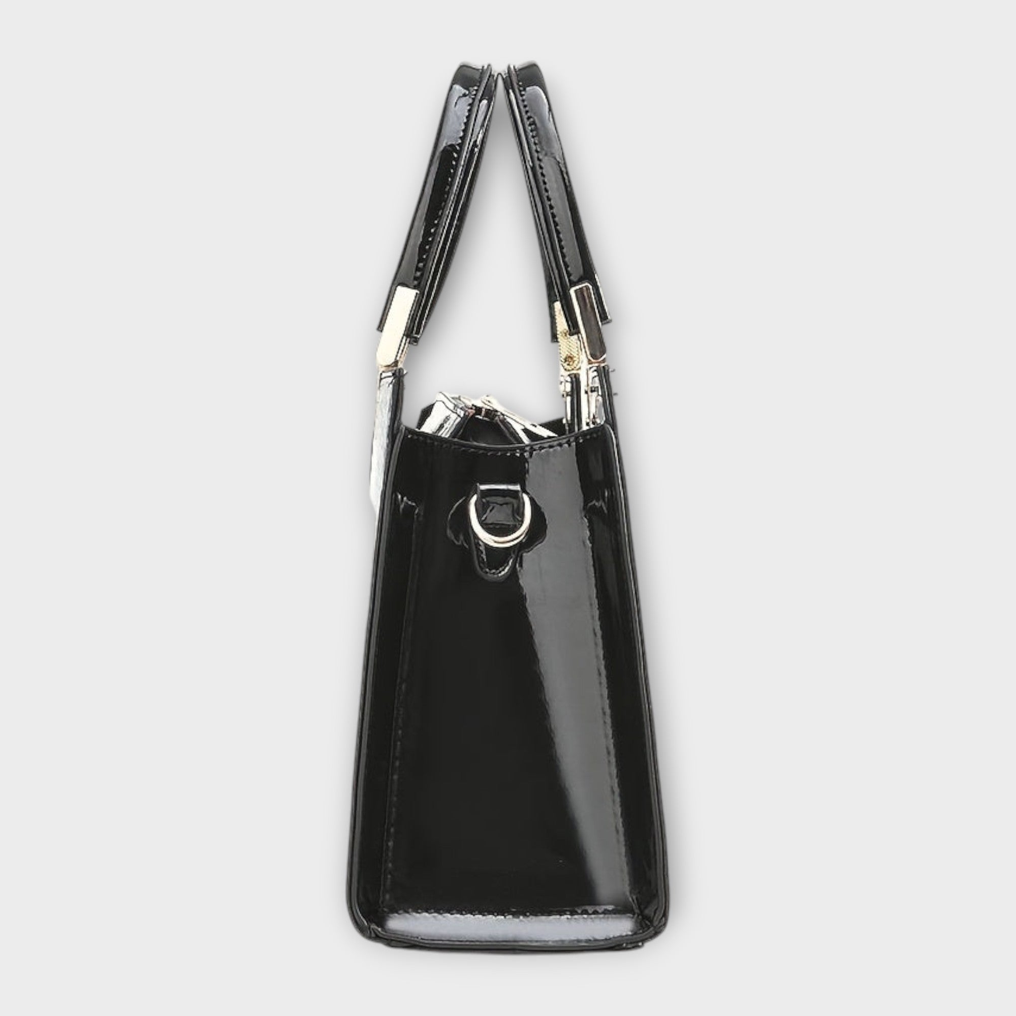 Giulia – Bolso de mano efecto cocodrilo brillante