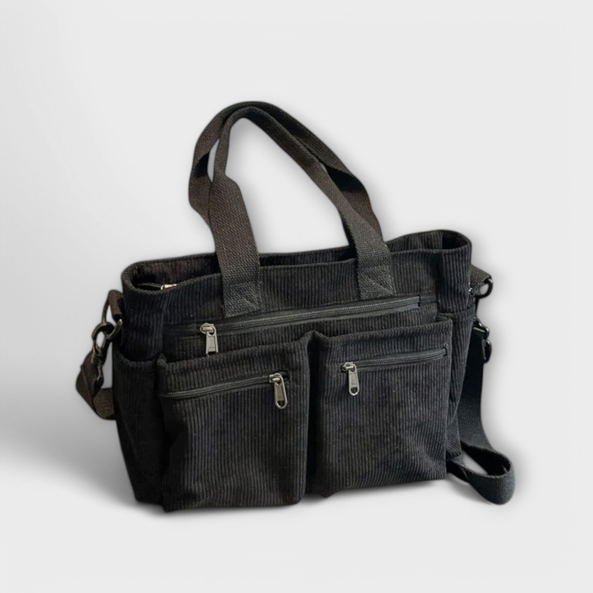 Giulia – Borsa Tote in Velluto a Coste Impermeabile da Donna