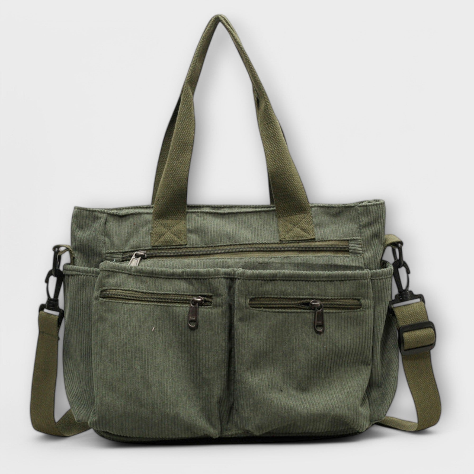 Giulia – Borsa Tote in Velluto a Coste Impermeabile da Donna