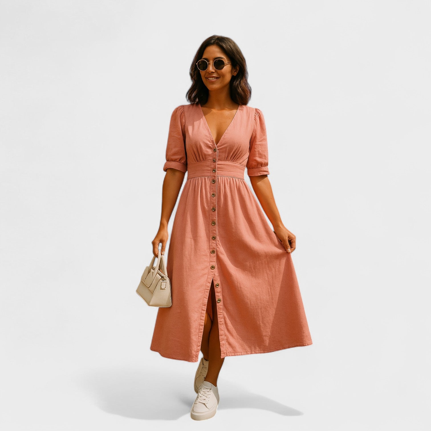 Clara Camila – Abito Chemisier in Denim con Taglio Femminile
