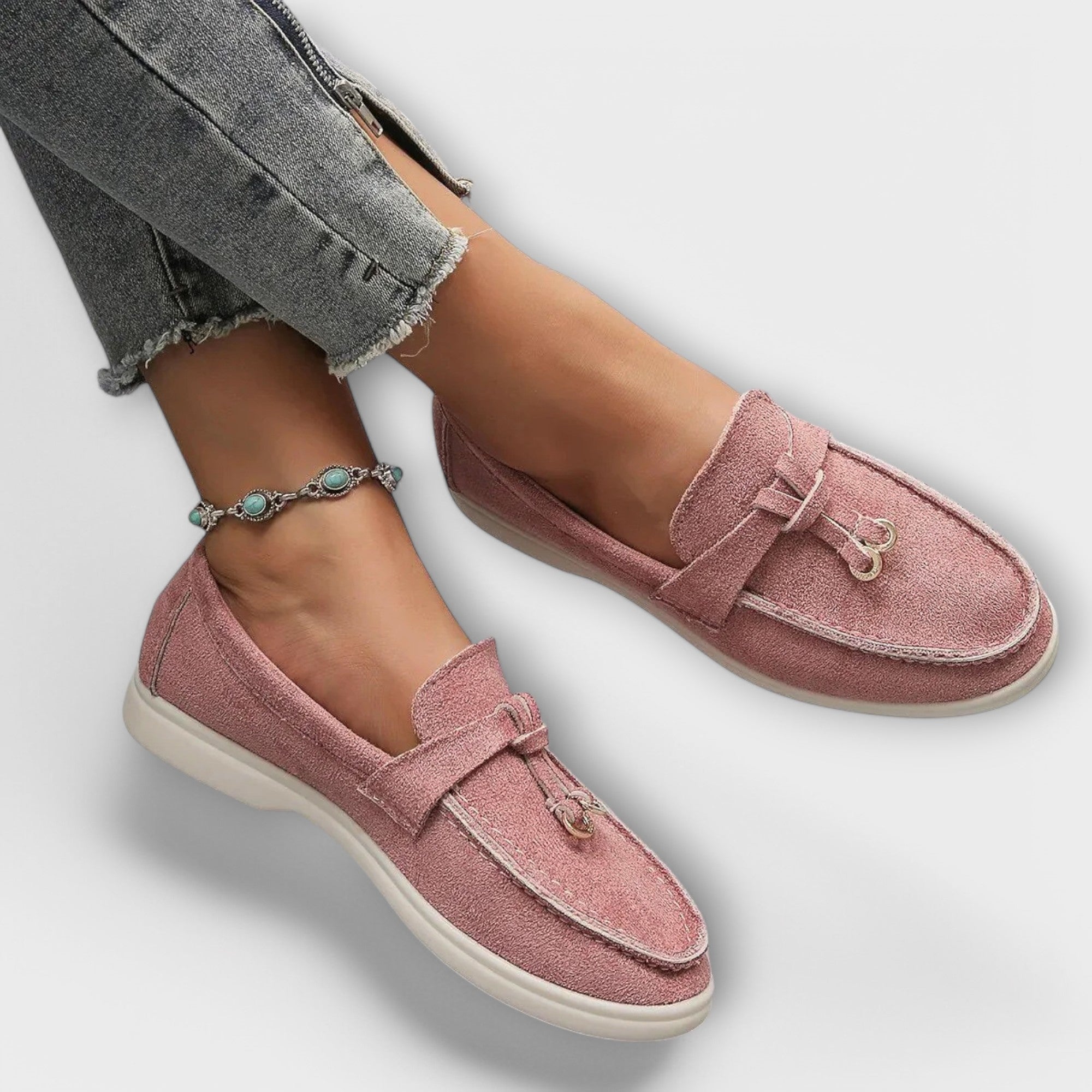 Gamila – Mocassini eleganti beige da donna