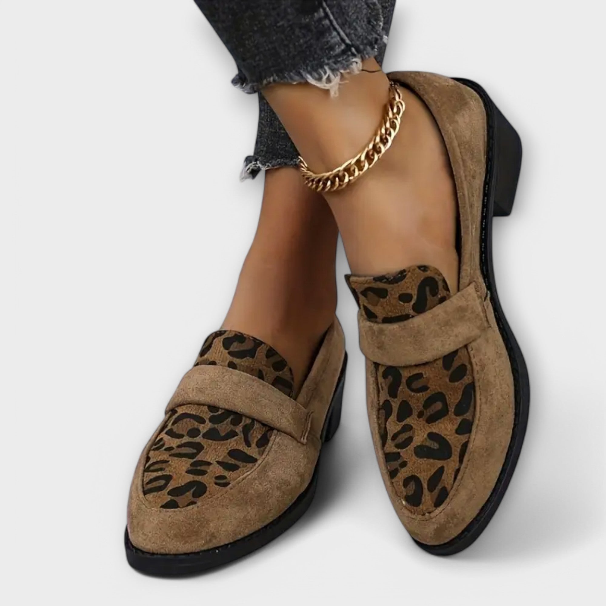 Karla – Scarpe Eleganti da Donna con Stampa Leopardata
