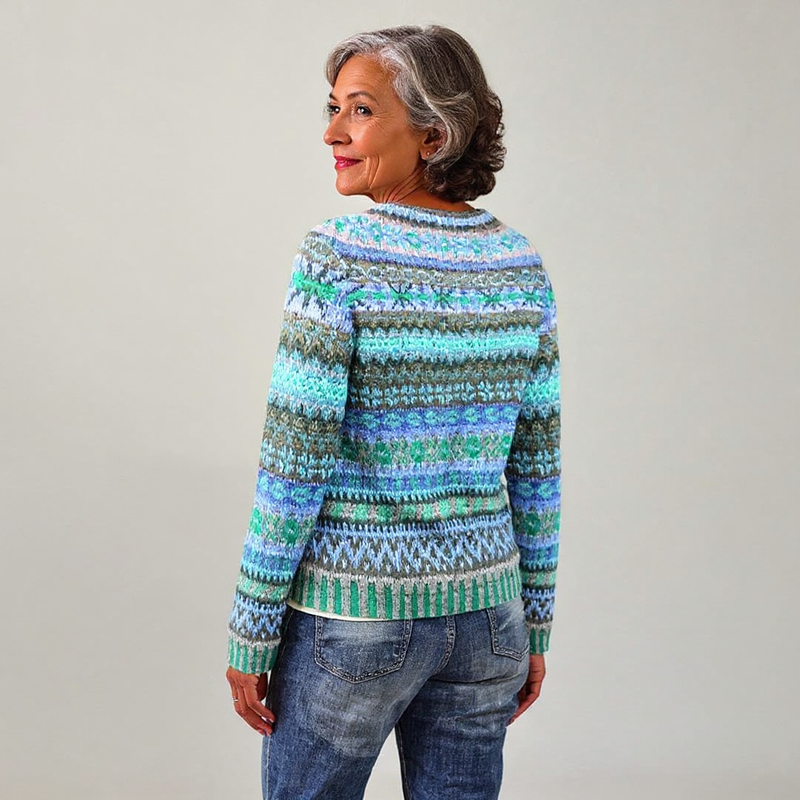 GiuliaFirenze – Classic Icelandic Wool Knitted Sweater