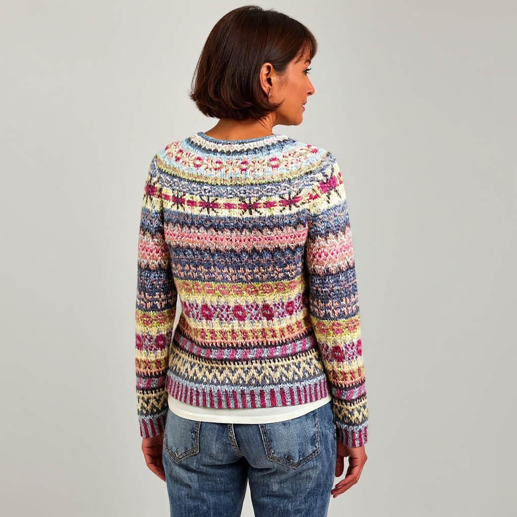 GiuliaFirenze – Classic Icelandic Wool Knitted Sweater