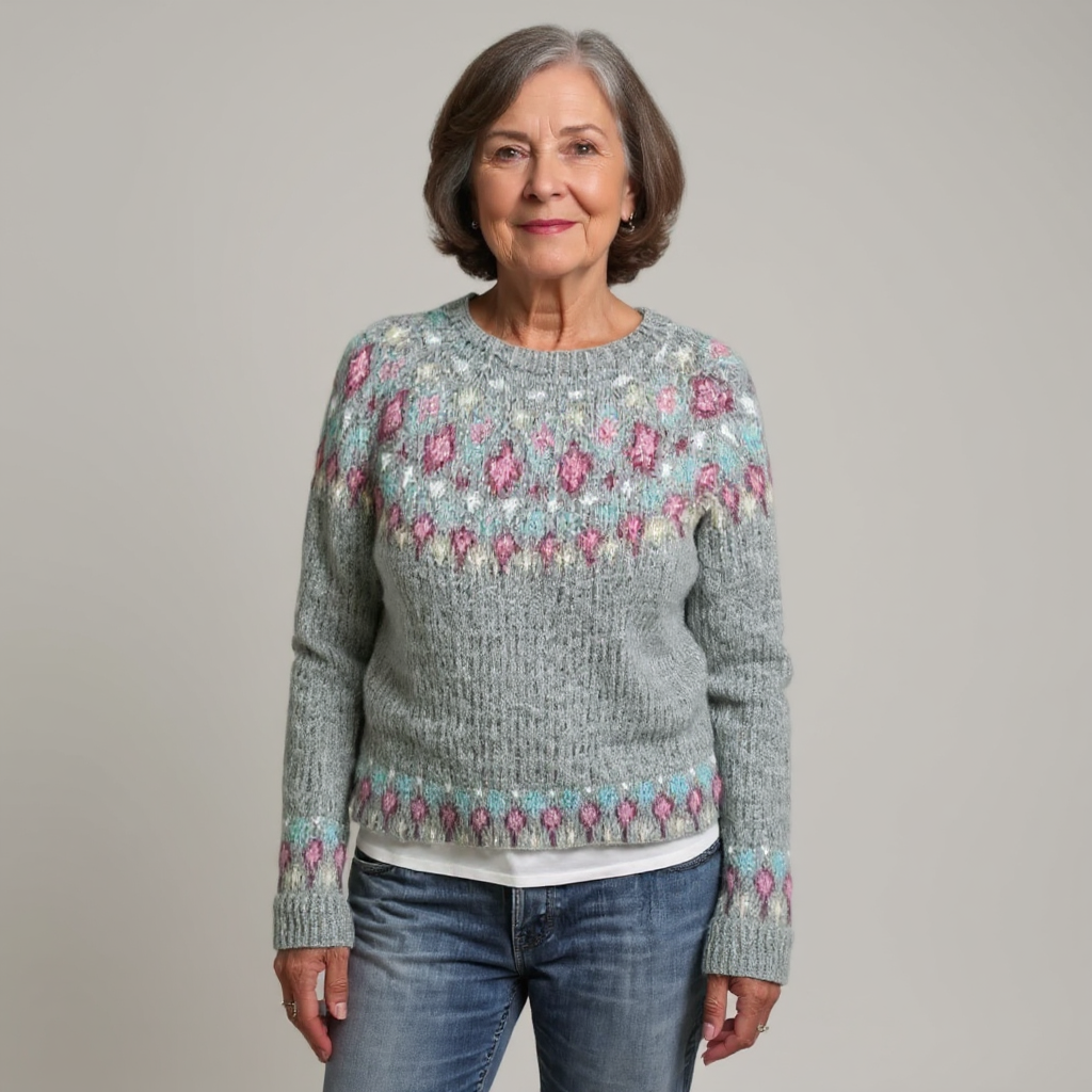 GiuliaFirenze – Classic Icelandic Wool Knitted Sweater