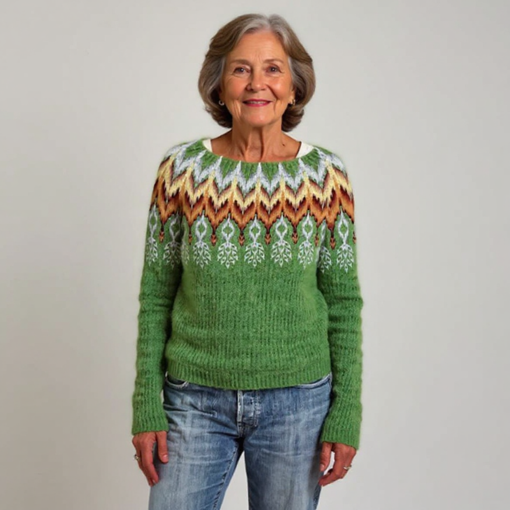 GiuliaFirenze – Classic Icelandic Wool Knitted Sweater