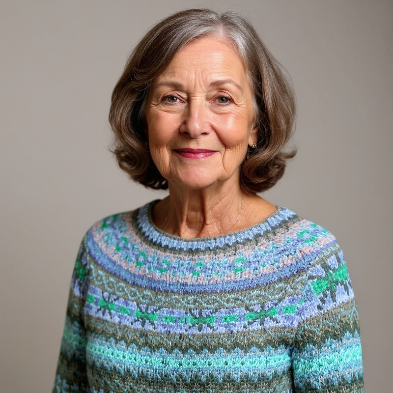 GiuliaFirenze – Classic Icelandic Wool Knitted Sweater