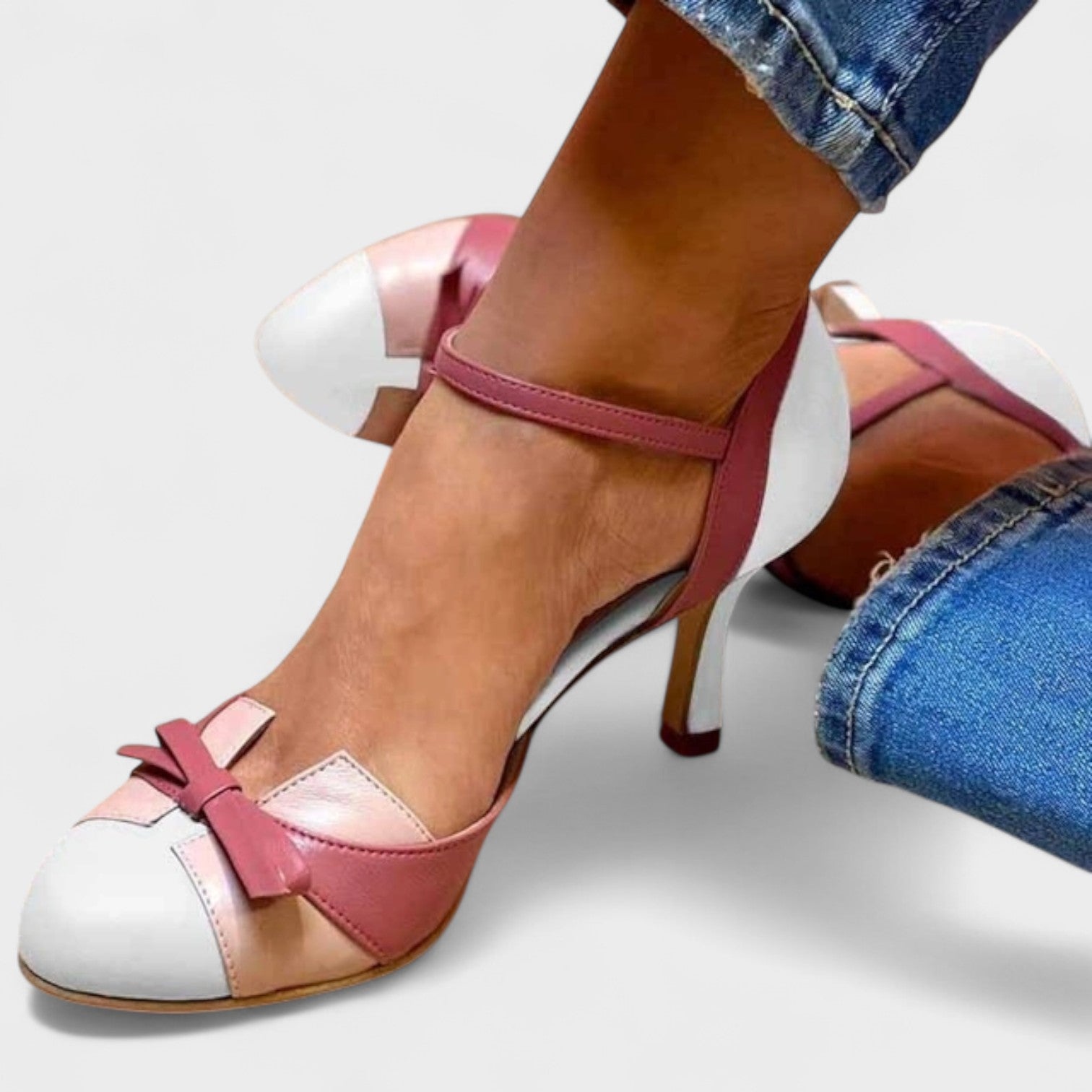 Julia – Tacchi Ortopedici Eleganti con Laccio Romantico