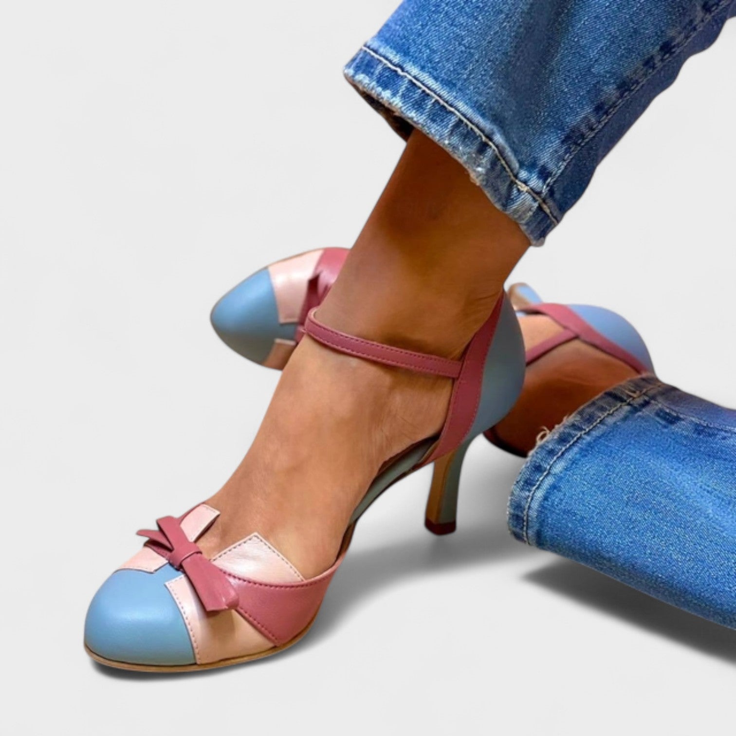 Julia – Tacchi Ortopedici Eleganti con Laccio Romantico