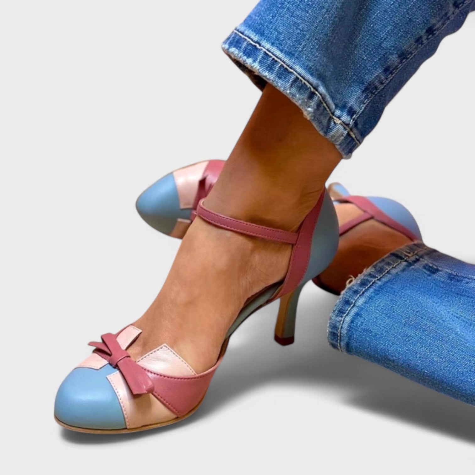 Julia – Tacchi Ortopedici Eleganti con Laccio Romantico