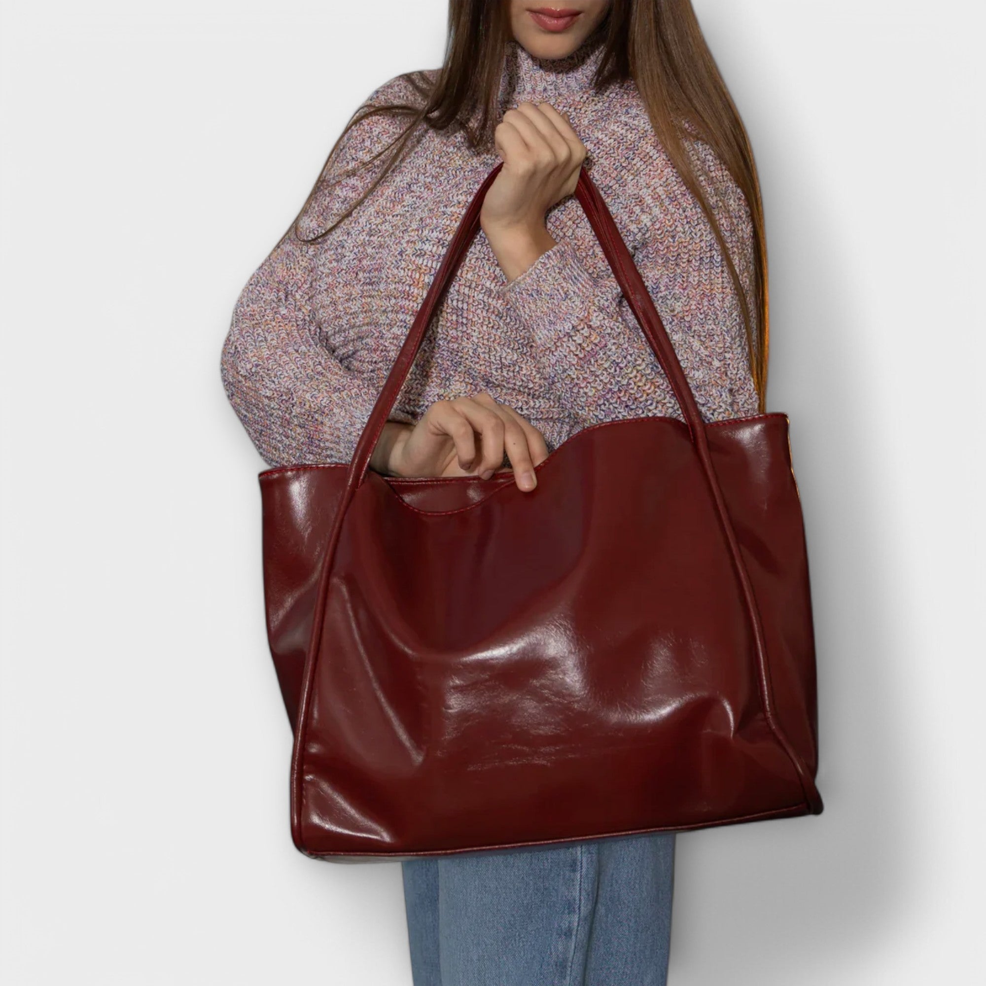 Giulia – Borsa Tote Vintage in Ecopelle