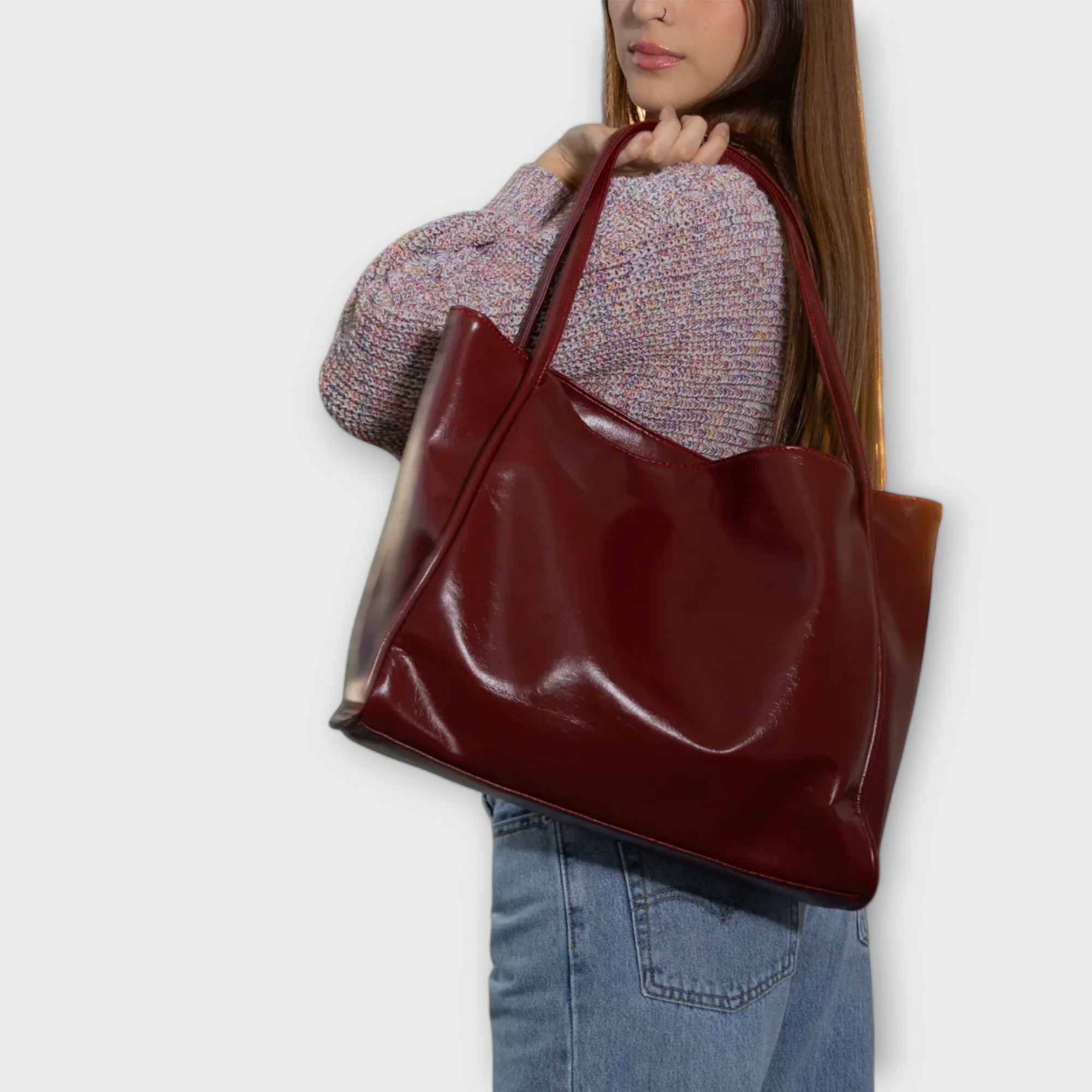 Giulia – Borsa Tote Vintage in Ecopelle