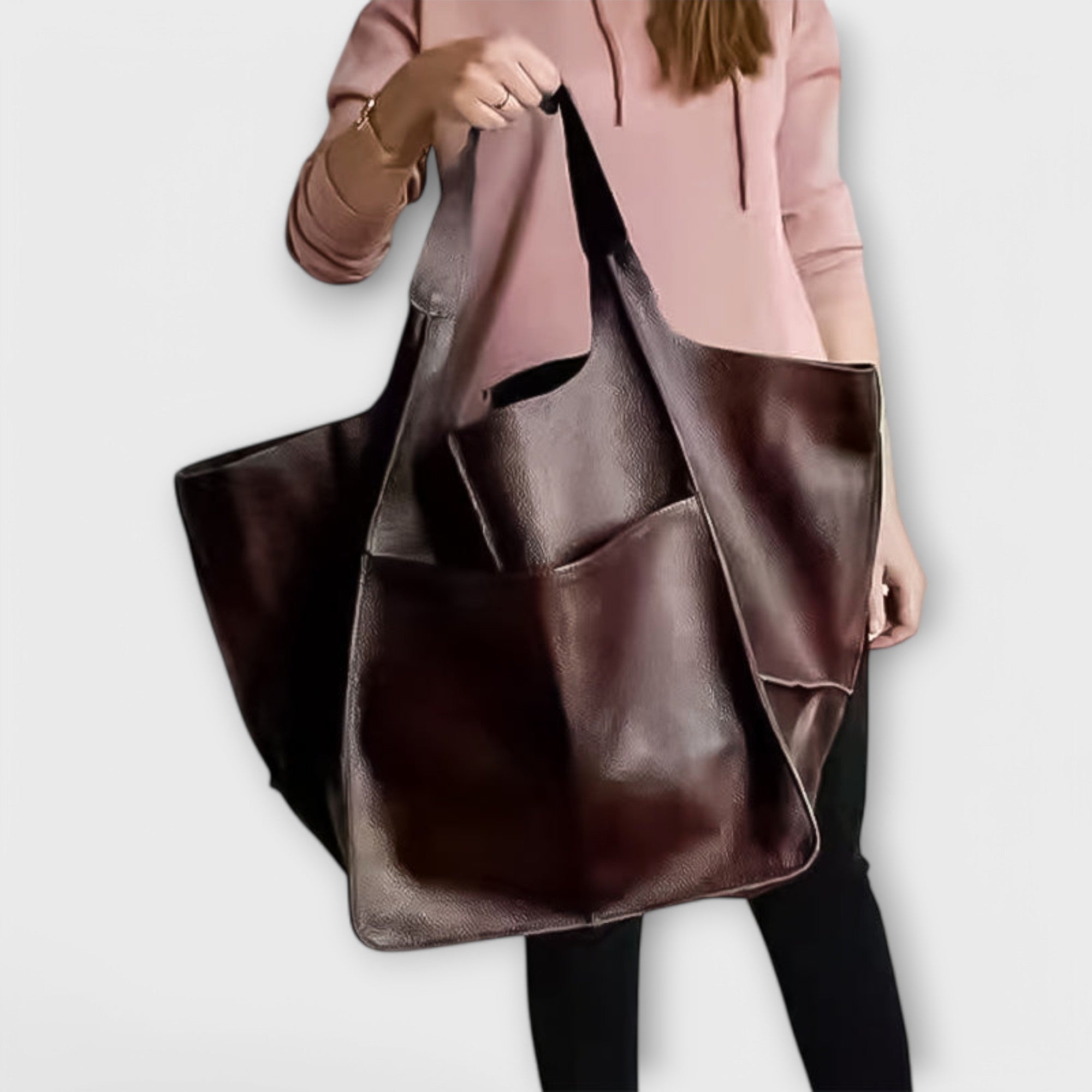 Giulia – Borsa Oversize Weekender in ecopelle elegante e capiente