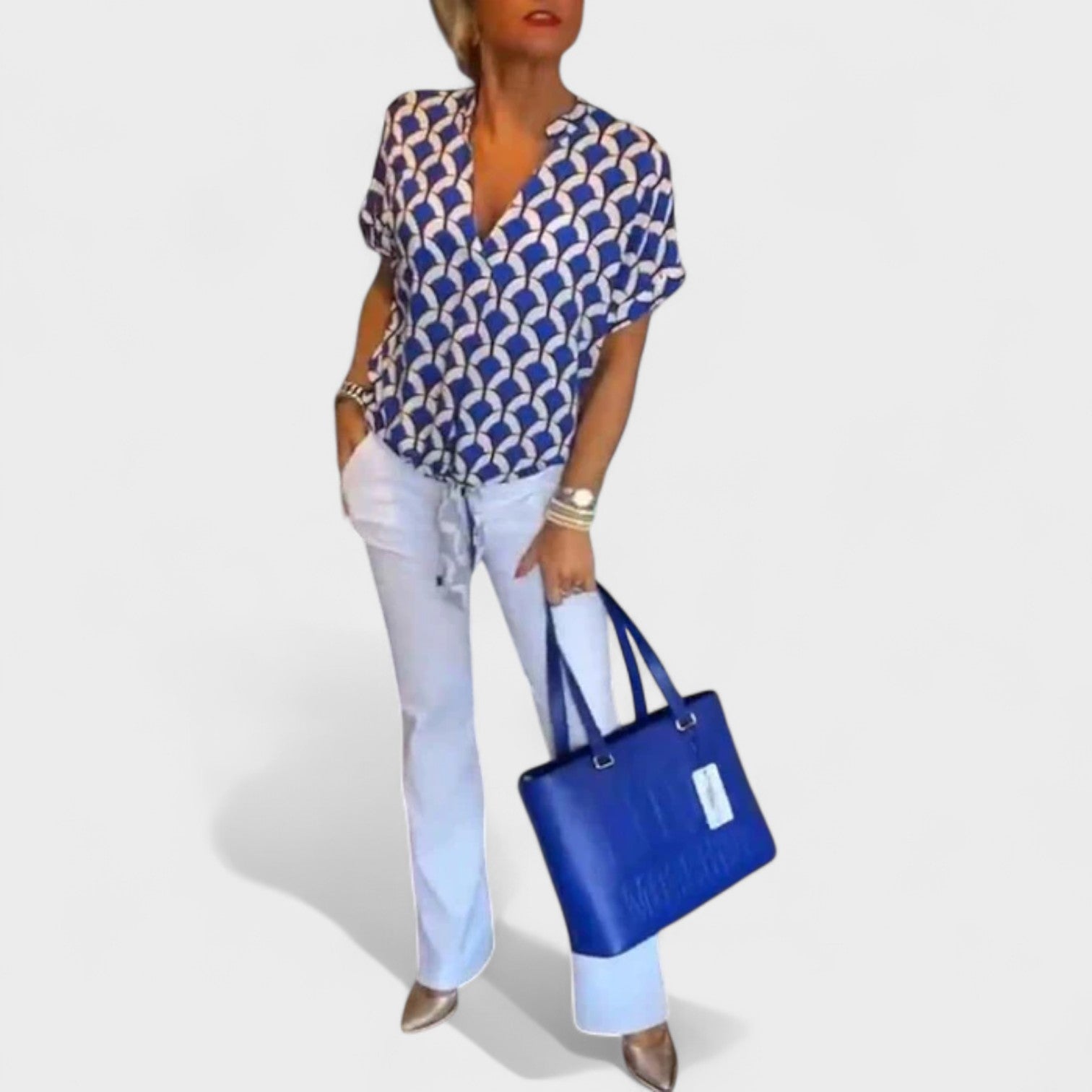 Luz – Blusa Estiva con Nodo Frontale