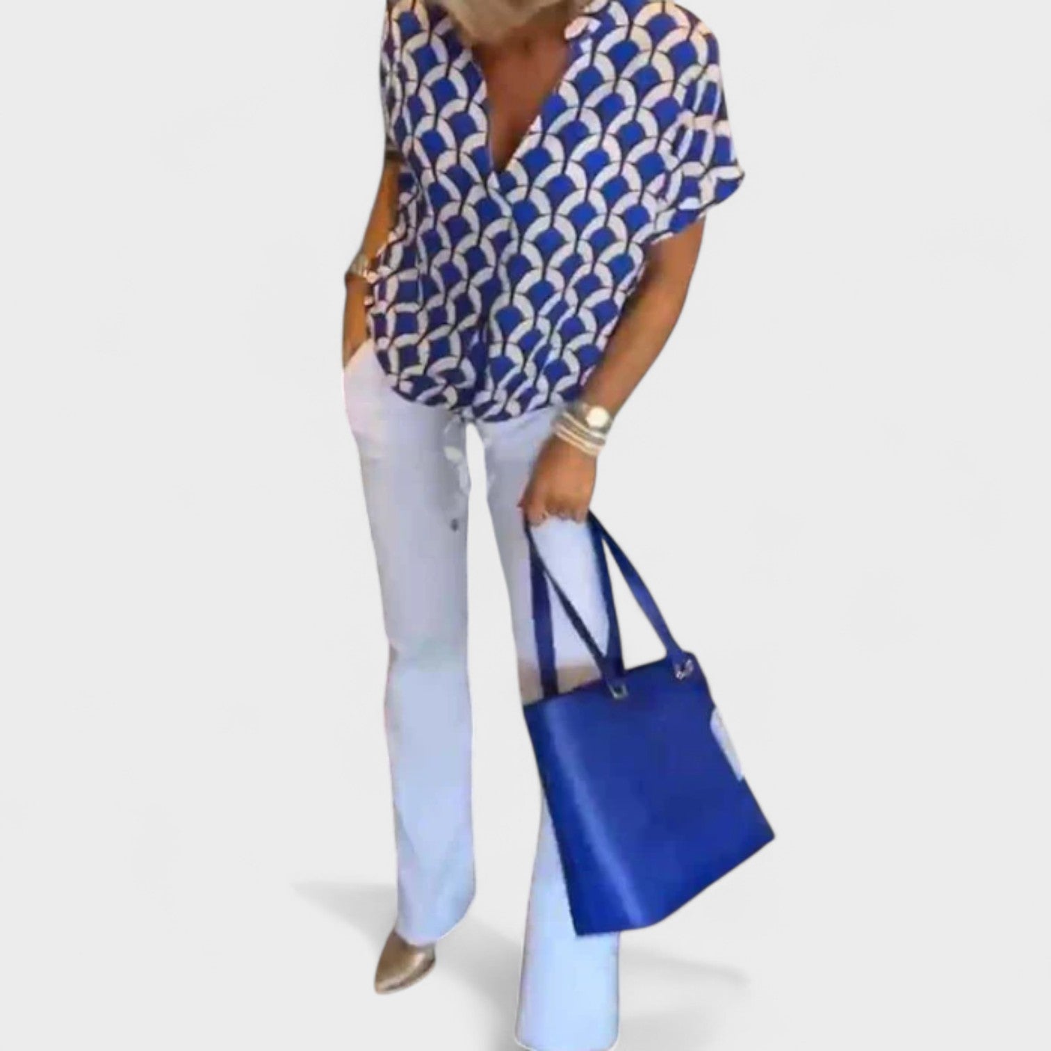 Luz – Blusa Estiva con Nodo Frontale