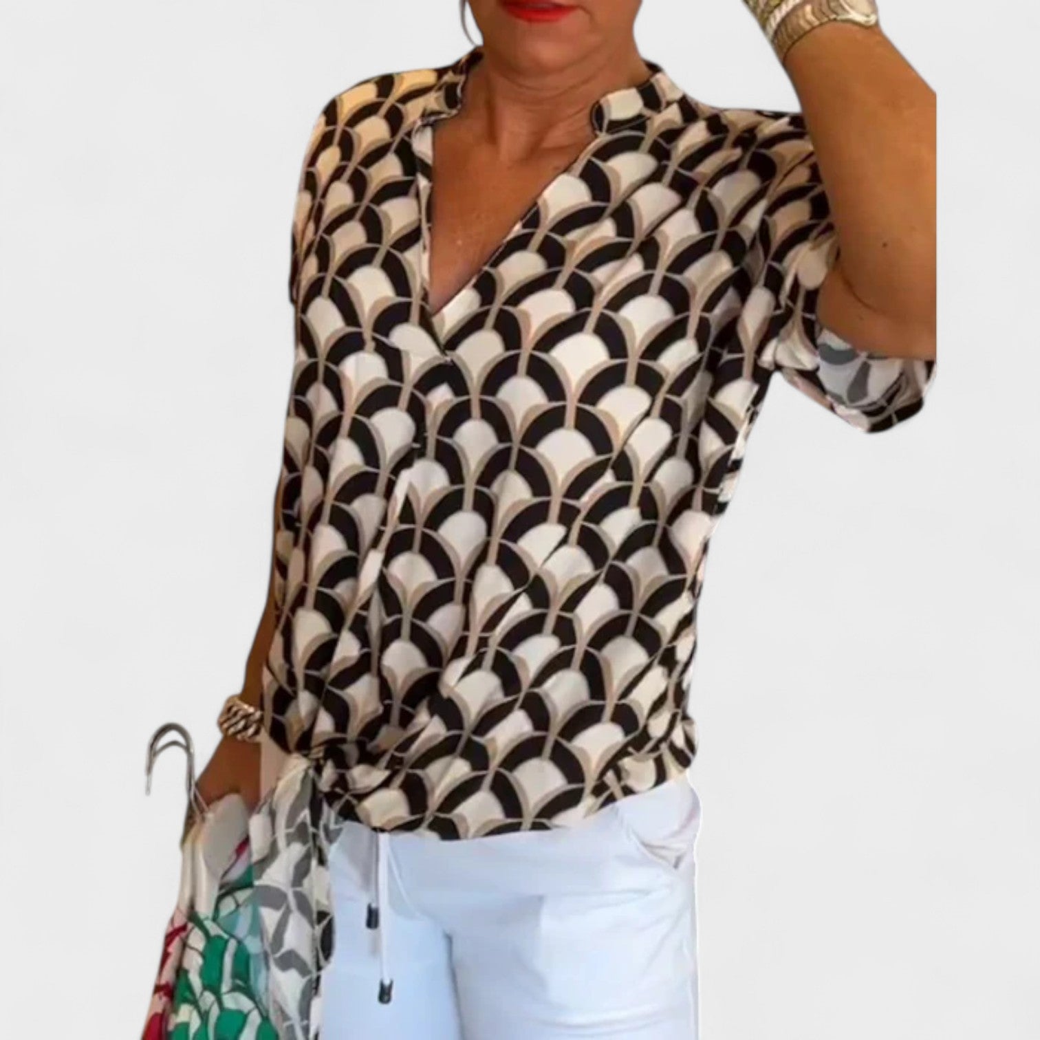 Luz – Blusa Estiva con Nodo Frontale